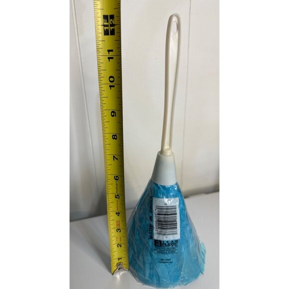 VTG Empire Feather Duster 12.5" Retro Blue Cleaning Tool Original Packaging - Picture 4 of 4
